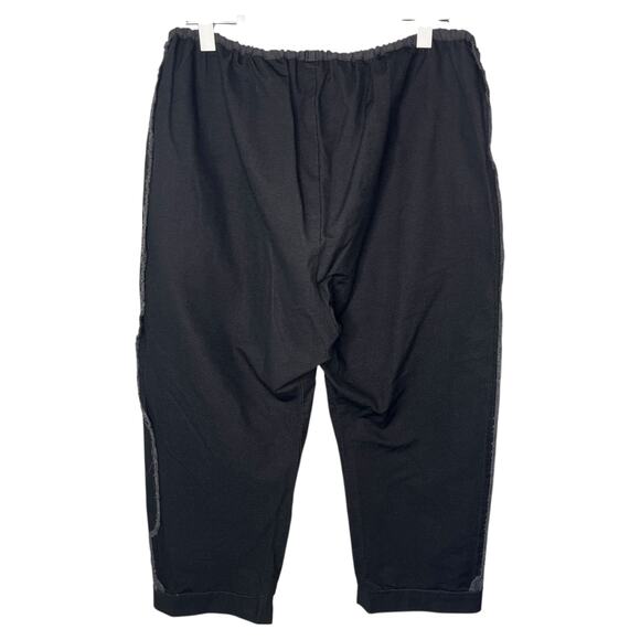 Skif (SKIFO) Ankle Pants OSFA Baggy Black High Waist Exposed Seam - Picture 2 of 10